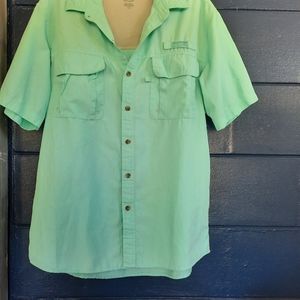 Bass boating fishing shirt size L